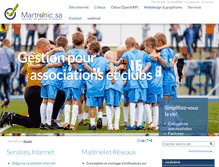 Tablet Screenshot of martronic.ch